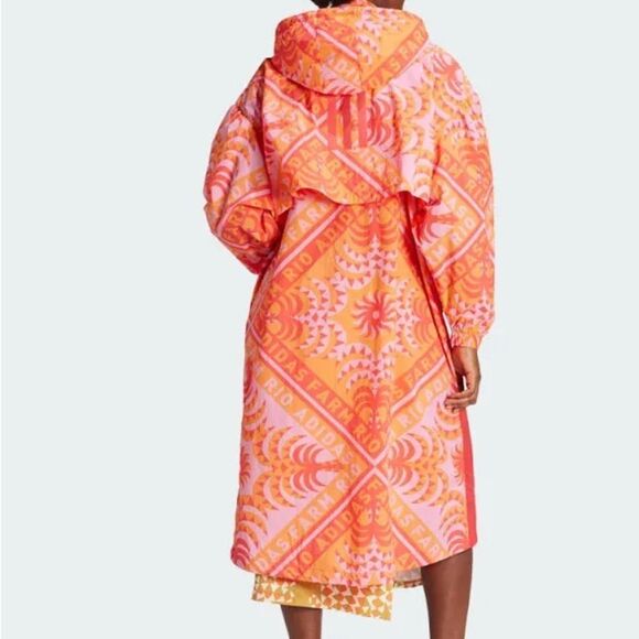 adidas Jackets & Blazers - Adidas Pink and Orange Farm Jacket